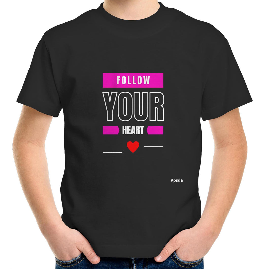 follow your heart girls tshirts australia