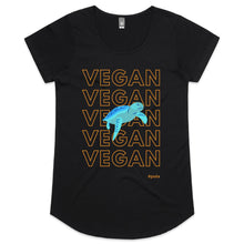Load image into Gallery viewer, Vegan - Womens Scoop Neck T-Shirt
