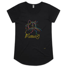 Load image into Gallery viewer, Meow - Womens Scoop Neck T-Shirt
