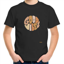 Load image into Gallery viewer, Good Vibes - Kids/Youth Crew T-Shirt
