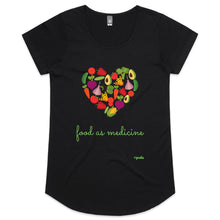 Load image into Gallery viewer, food as medicine female tshirts australia
