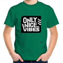 Load image into Gallery viewer, Only Nice Vibes - Kids/Youth Crew T-Shirt
