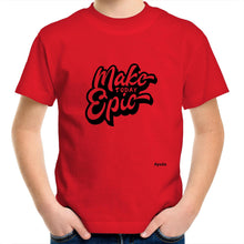 Load image into Gallery viewer, Make Today Epic - Kids/Youth Crew T-Shirt
