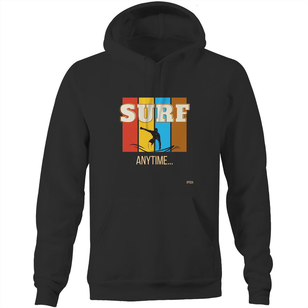 Surf Anytime - Pocket Hoodie Sweatshirt