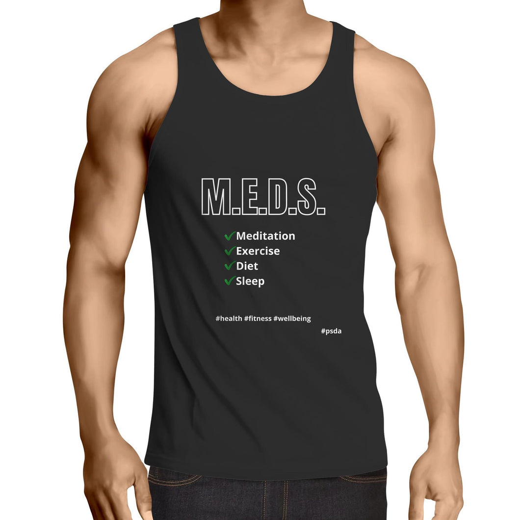 M.E.D.S - Mens Singlet Top