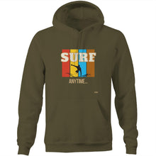 Load image into Gallery viewer, Surf Anytime - Pocket Hoodie Sweatshirt
