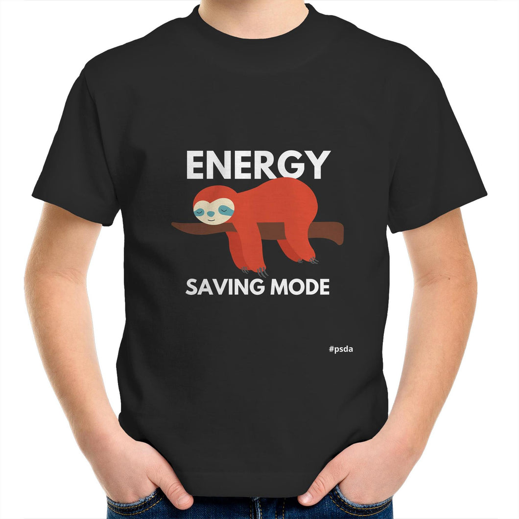 Energy Saving Mode - Kids/Youth Crew T-Shirt