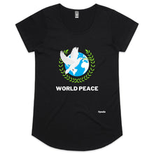 Load image into Gallery viewer, World Peace - Womens Scoop Neck T-Shirt
