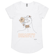 Load image into Gallery viewer, Beauty - Womens Scoop Neck T-Shirt
