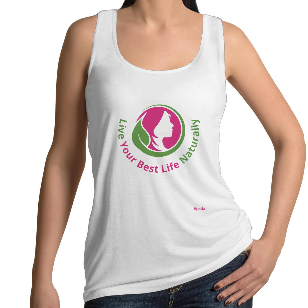 Live Your Best Life Naturally - Womens Singlet
