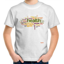 Load image into Gallery viewer, girls health words tshirts australia
