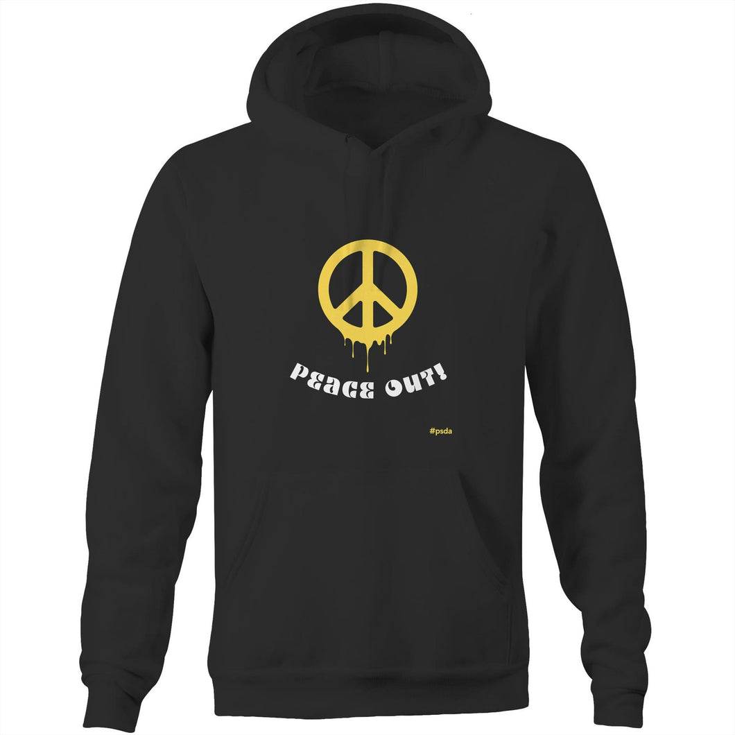 Peace Out! - Pocket Hoodie Sweatshirt