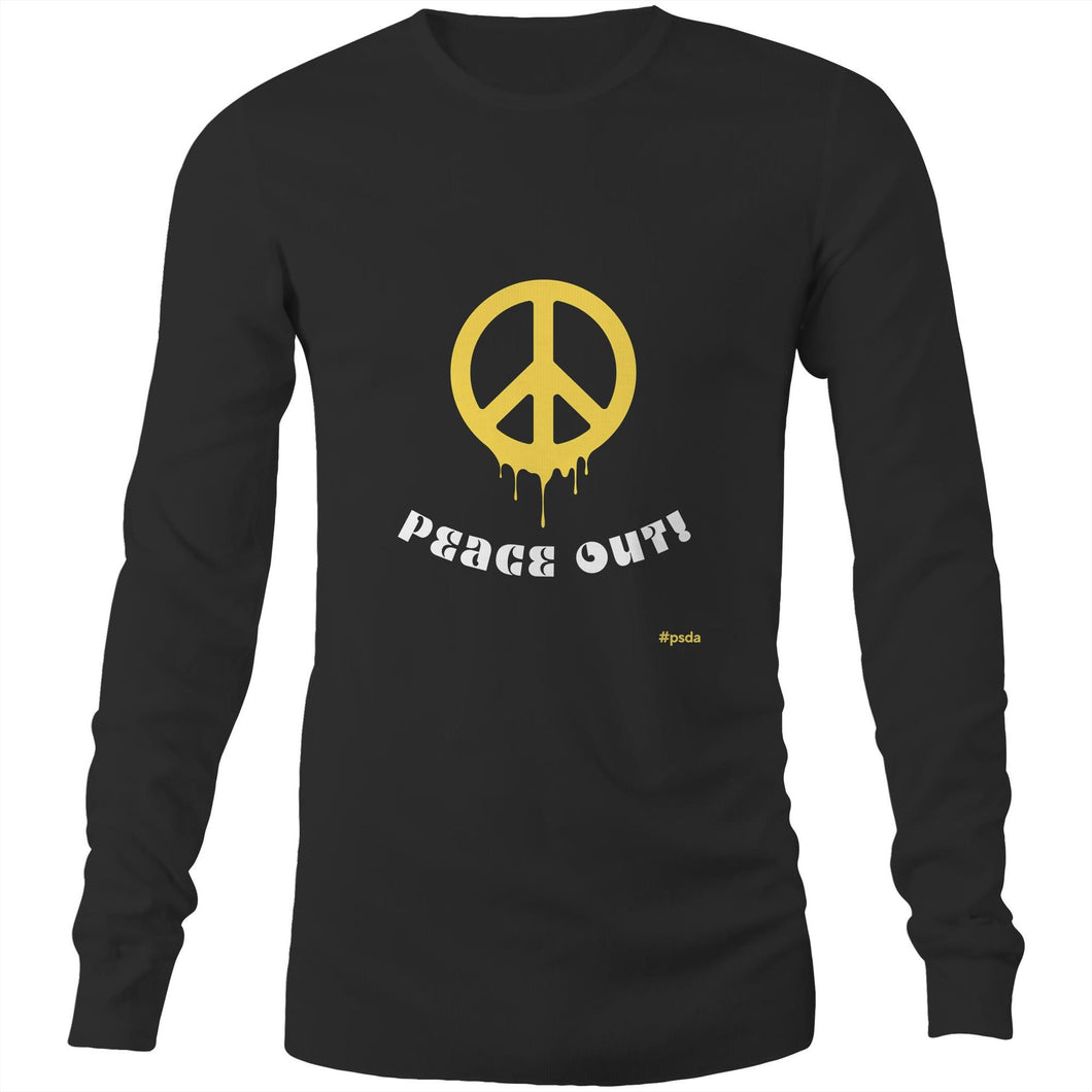 Peace Out! - Mens Long Sleeve T-Shirt
