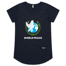 Load image into Gallery viewer, World Peace - Womens Scoop Neck T-Shirt
