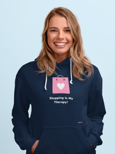 Load image into Gallery viewer, Shopping Is My Therapy - Pocket Hoodie Sweatshirt
