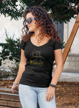 Load image into Gallery viewer, Meow - Womens V-Neck T-Shirt
