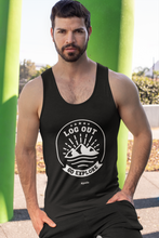 Load image into Gallery viewer, Log Out. Go Explore - Mens Singlet Top
