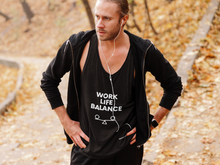 Load image into Gallery viewer, Work. Life. Balance. - Mens Singlet Top
